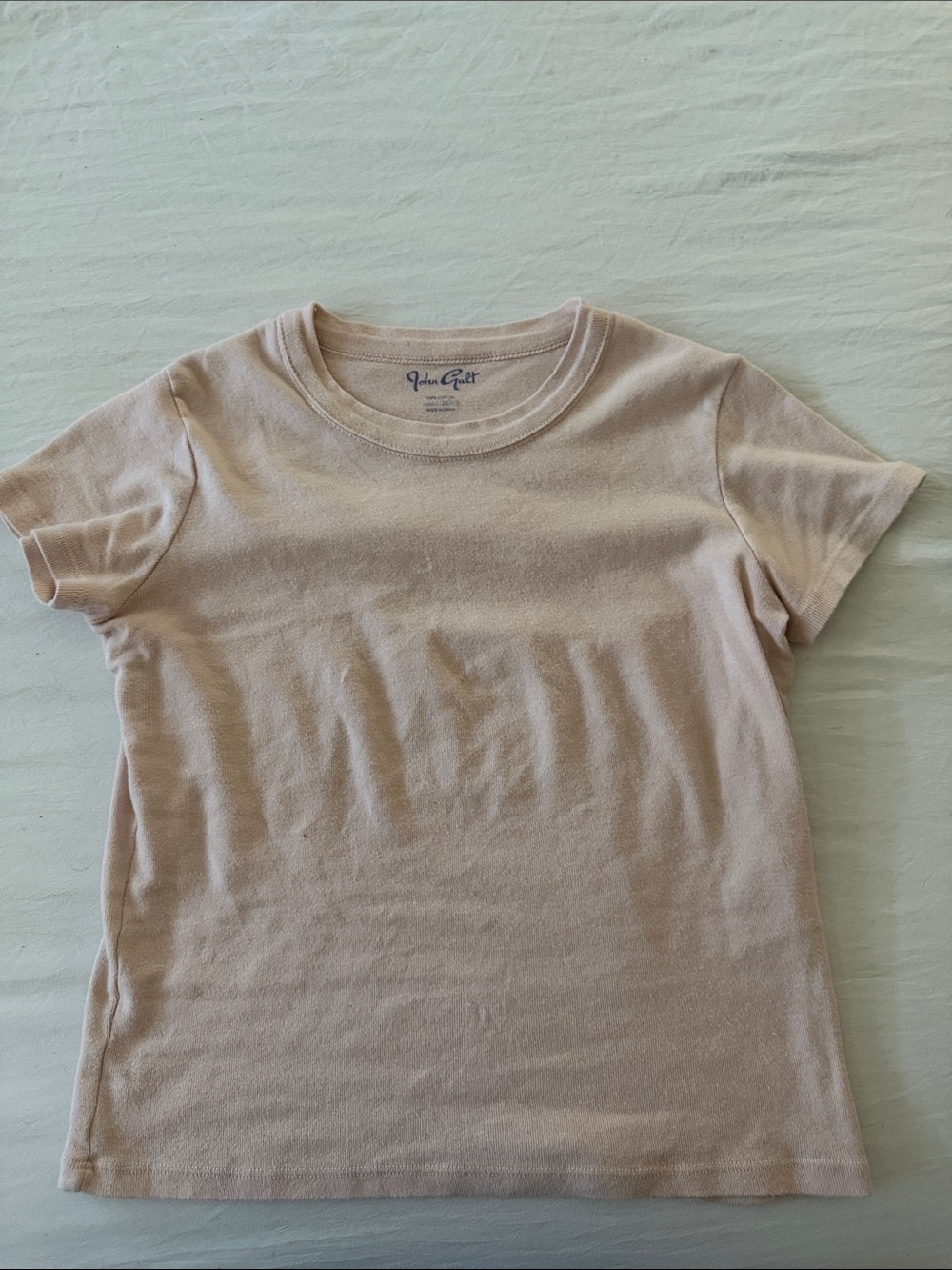 Brandy Melville Light Pink Crew Neck Tee